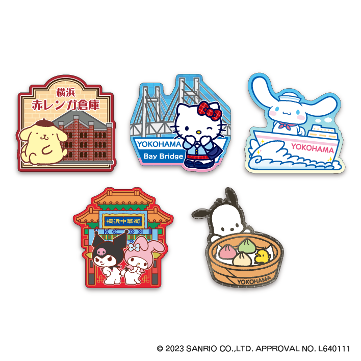 ★#ご当地ピンズ 情報局★

サンリオキャラクター
ご当地ピンズコレクションシリーズに

横浜限定が登場！

絶賛発売中☆彡

ご当地の名物や名所をモチーフにした
可愛いデザインです♪
#サンリオご当地ピンズ