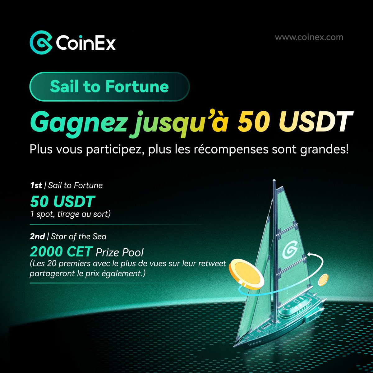 CoinEx French tweet media