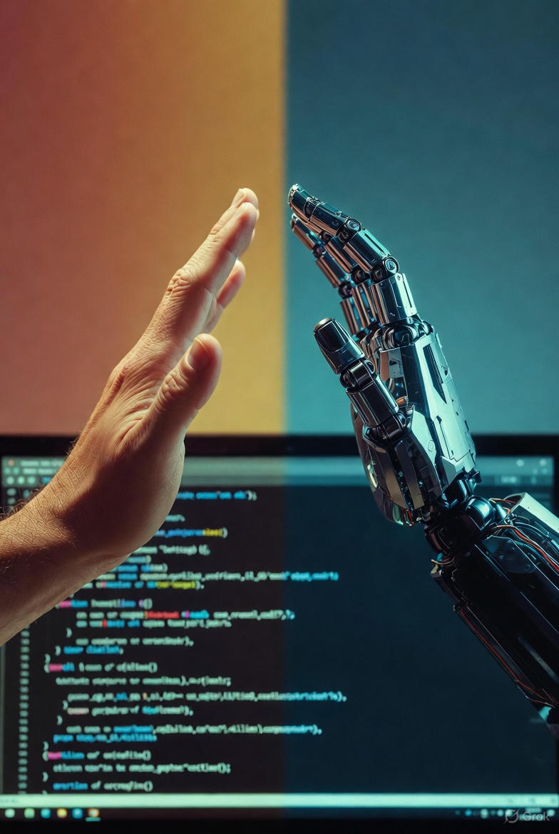 Innocent_Big_i's tweet image. AI isn&apos;t replacing coders—it&apos;s supercharging them! Learn prompt engineering: &apos;Write a React component for a todo list with hooks.&apos; Boom, prototype in seconds. Future-proof your skills now. 🤖 #TechEducation #AIForDevs