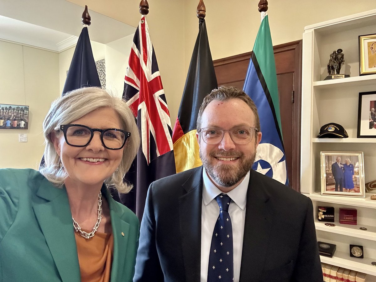 TroyBramston's tweet photo. In @australian tomorrow, read and watch my interview with Governor-General Sam Mostyn on lessons to learn from the dismissal of Gough Whitlam 50 years ago by her predecessor, Sir John Kerr, from the very room where it happened!
#auspol #GoughWhitlam #buythepaper https://t.co/JQPhMkDDoE