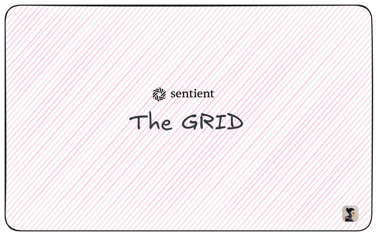 𝗧𝗵𝗲 𝗚𝗥𝗜𝗗

Sentient AGI’s GRID represents a radical shift from centralized artificial intelligence to a distributed, community-driven model. 

Instead of one massive system owned by a corporation, the GRID is a network of autonomous agents that collaborate and evolve