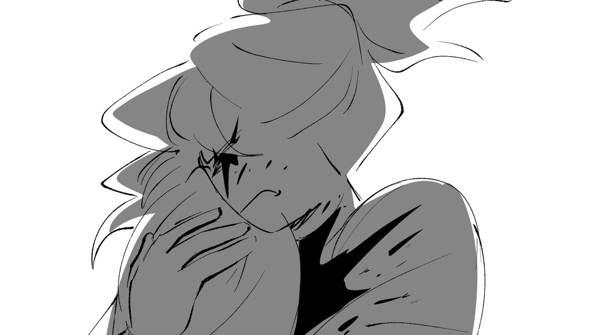 SaunteringMoon's tweet image. Idk if people notice the details I put in here so I wanna talk about the ending here. I thought it’d be tragically sweet that despite Astro being dead and the tail going directly to his face he still tries to protect him with his whole body. (1/2)