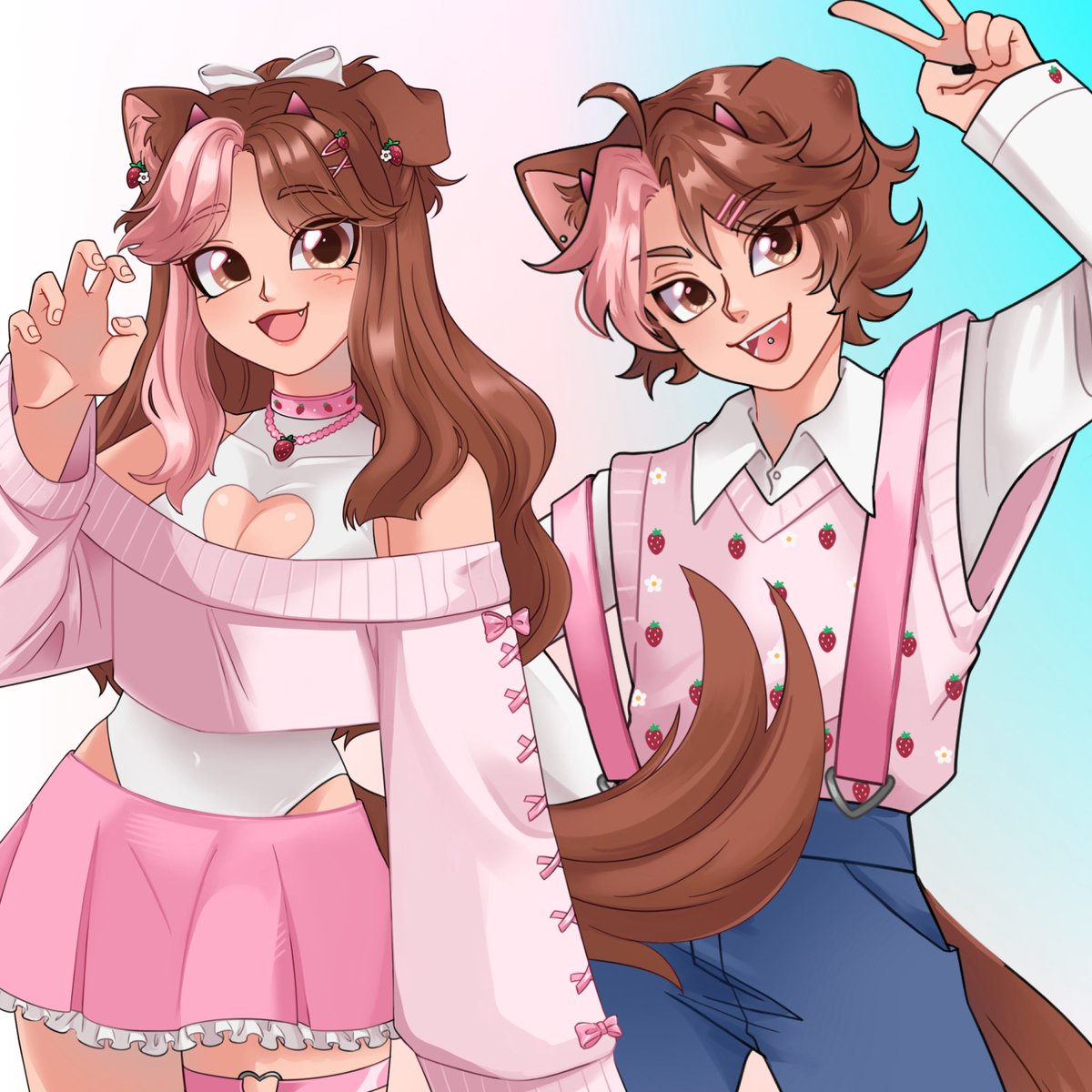 Melly 🐾🍓 || Shapeshifter Incubus Vtuber tweet media