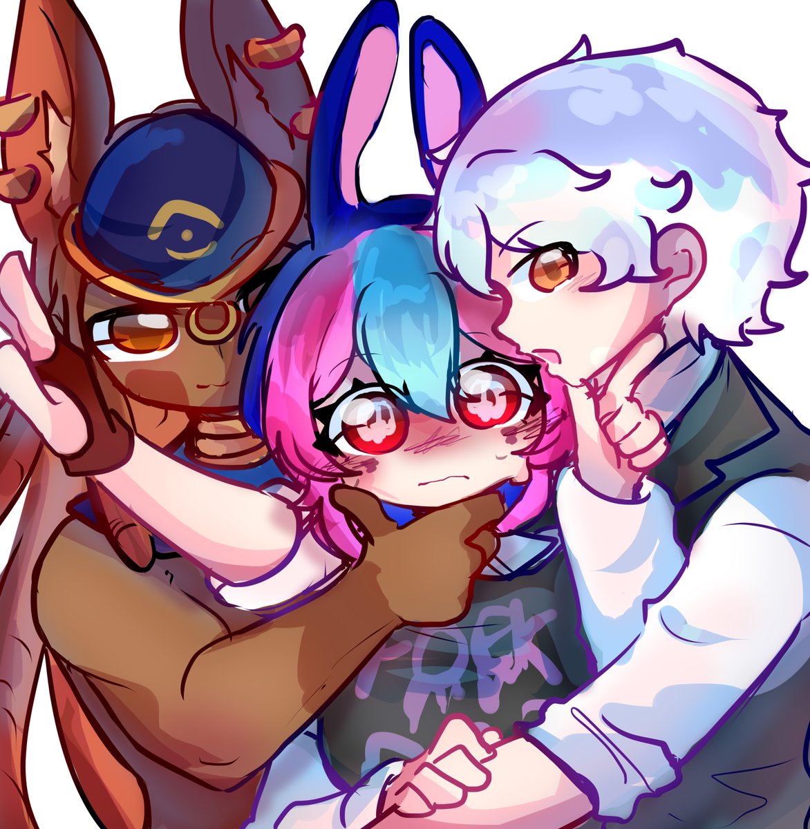 "Hey ¿adivina qué?, yo lo sé. Que muy pronto estarás bien, ya lo sé"

Un pequeño regalo para mi zo-del skate y mi bestie pndejo, a quienes no se como agradecer todo el apoyo y cariño que me brindan. Valen oro y espero seguir junto a ustedes por siempre💕

🎨: <a href="/chimuypelu/">Martu 👑🪶</a>