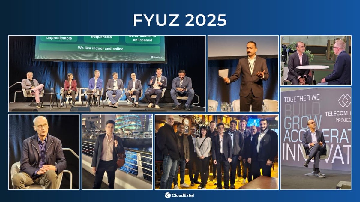 cloud_extel's tweet image. Our CEO &amp;amp; Co-Founder, @KunBajaj, joined global leaders at #FYUZ2025 to discuss how #NeutralHost and #SharedInfrastructure are redefining connectivity. From Mumbai’s Shared RAN success to global insights the future is open, shared &amp;amp; sustainable. #CloudExtel #TelecomInfraProject