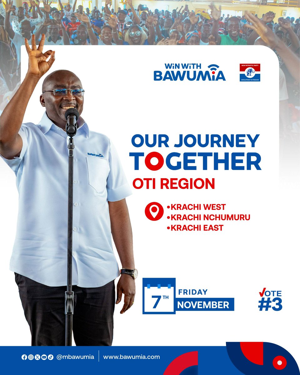 Oti Region👌

#WinWithBawumia 
#Bawumia2028
