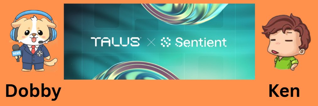 kendeath95's tweet image. Announcement: @SentientAGI x @TalusNetwork Partnership

Shared Goal: Bring on‑chain AI agents to millions of users.

Who's Involved: Talus (agent‑building platform) and #SentientAGI (AgentHub &amp;amp; #SentientChat).

User Benefits:
Discover, interact with, and combine specialized