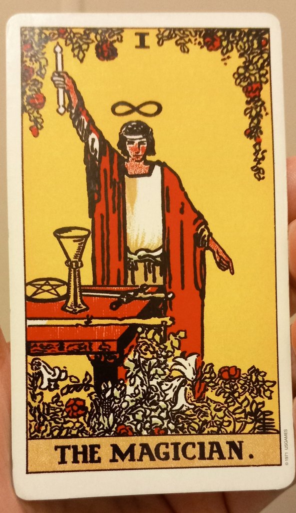 mysticjames1111's tweet image. 07/11/25
The #Magician 
Original Rider Waite #Tarot 
You have the ability to make things happen in your life.
Don't wait for additional materials, knowledge or advice.
You're ready right now!