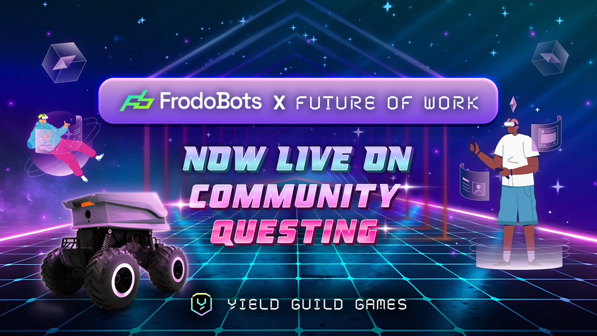YGGFutureOfWork's tweet photo. 🤖 Bot Operators Wanted: Drive & Earn Season 1 is LIVE!

We’ve partnered with @frodobots and @ET_Fugi to reward your piloting skills! Ready to turn playtime into pay time?

💰 The Loot: Grab up to 60 USDC per participant!
🏎️ The Goal: Operate your bot, complete tasks, and rack up Qualified Miles (QM).
📈 The Strategy: More QM = BIGGER rewards!

⚠️ Hurry! Payouts are First Come, First Served. Don't let someone else claim your spot!

👇 Start driving now! https://t.co/6jxrmjiCql