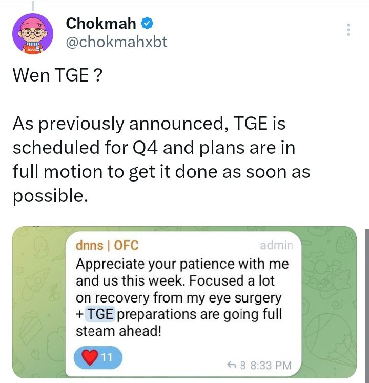 dc_cryptonite's tweet image. Right now we just need to support $OFC 
Team are putting in the work  to make sure TGE happen as soon as possible and in the best state of time... 

Follow @ofc_the_club and turn on notifications... Something big is coming 👀👀👀