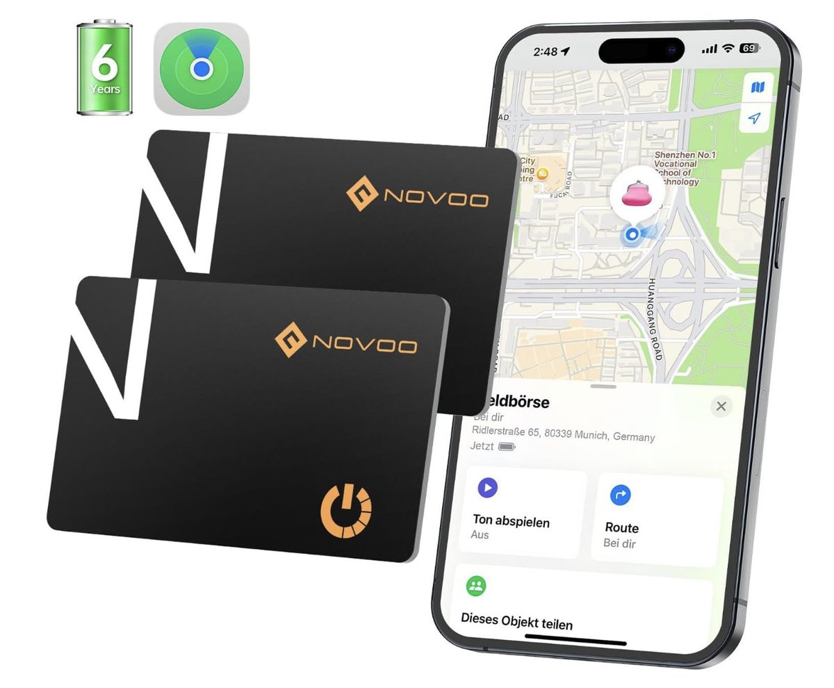 GeekDiscounts's tweet photo. Ad: 5% OFF #NOVOO Item Locator Card 2-Pack Wallet Tracker 6-Year Battery - FR 🇫🇷 https://t.co/uSsmNQmtwl https://t.co/FCEhCVBoTa