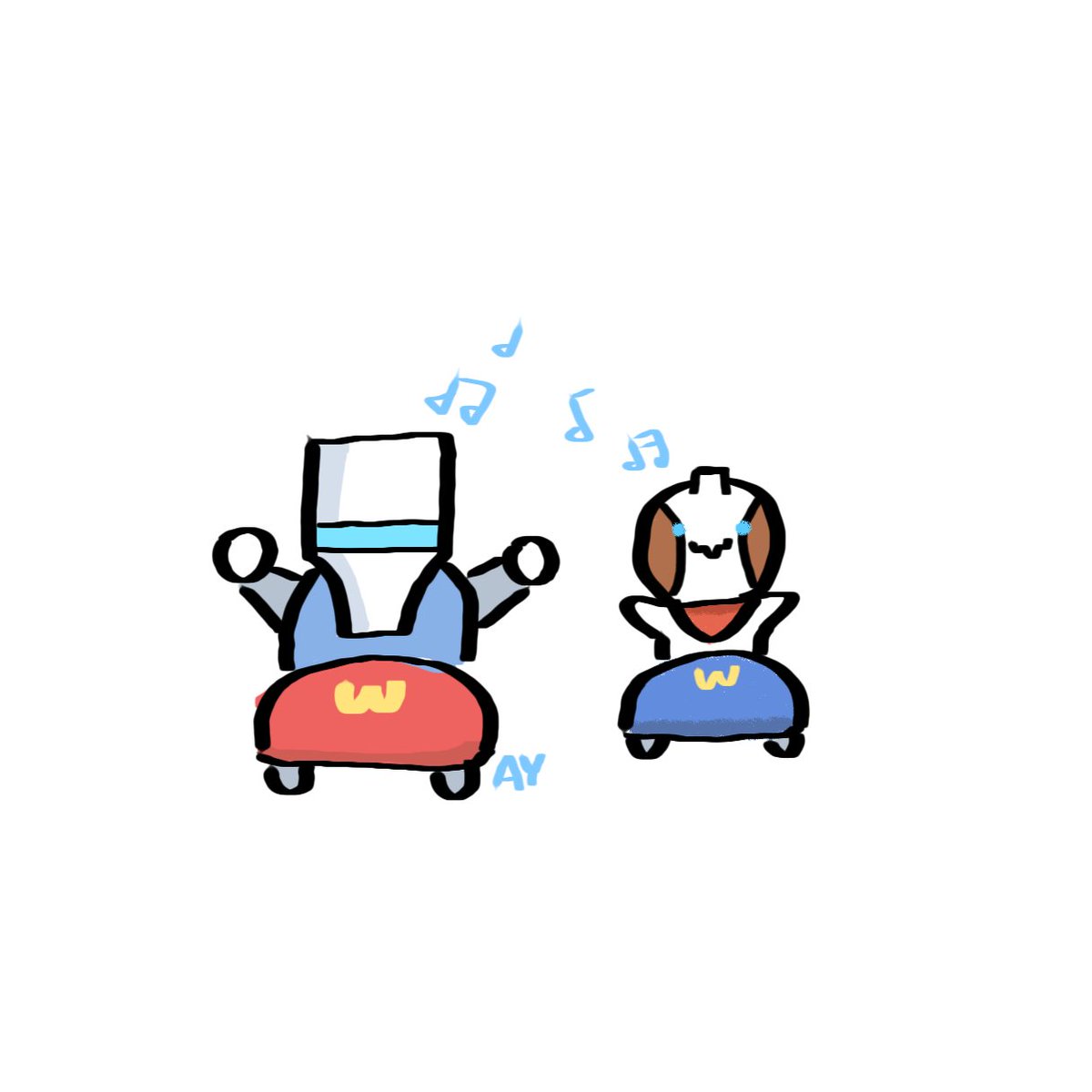 #Warframe #warframefanart 
#MiniCalibur I dreamed during my nap that McDonald's had partnered with Warframe to launch a toy car! It's amazing, I quickly drew it with my phone.🍔