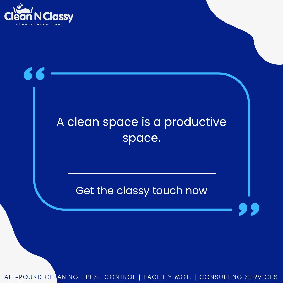 cleanclassyng's tweet photo. A clean space is a productive space.
Beyond cleaning, we offer consulting for businesses &amp; homes that want long-term maintenance plans.

Let’s make your space a haven.

... protecting people, enhancing lives.

#TGiF #FacilityConsulting #CleanVision #CleanNClassyIbadan https://t.co/pNIC6UO4ql