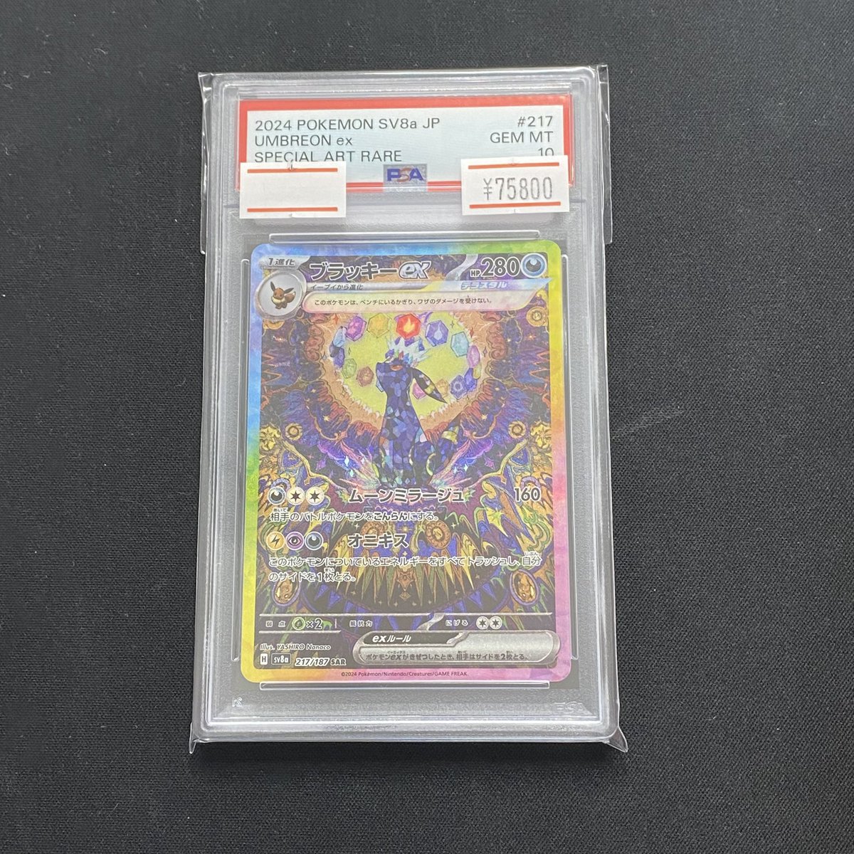 ブラッキーex 金の空 銀の海 psa7 magi新宿西口店【カードショップ】【TCGshop】 on X