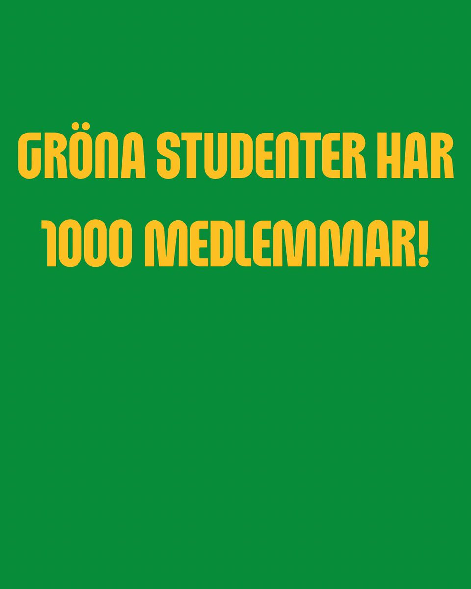 Gröna Studenter tweet media