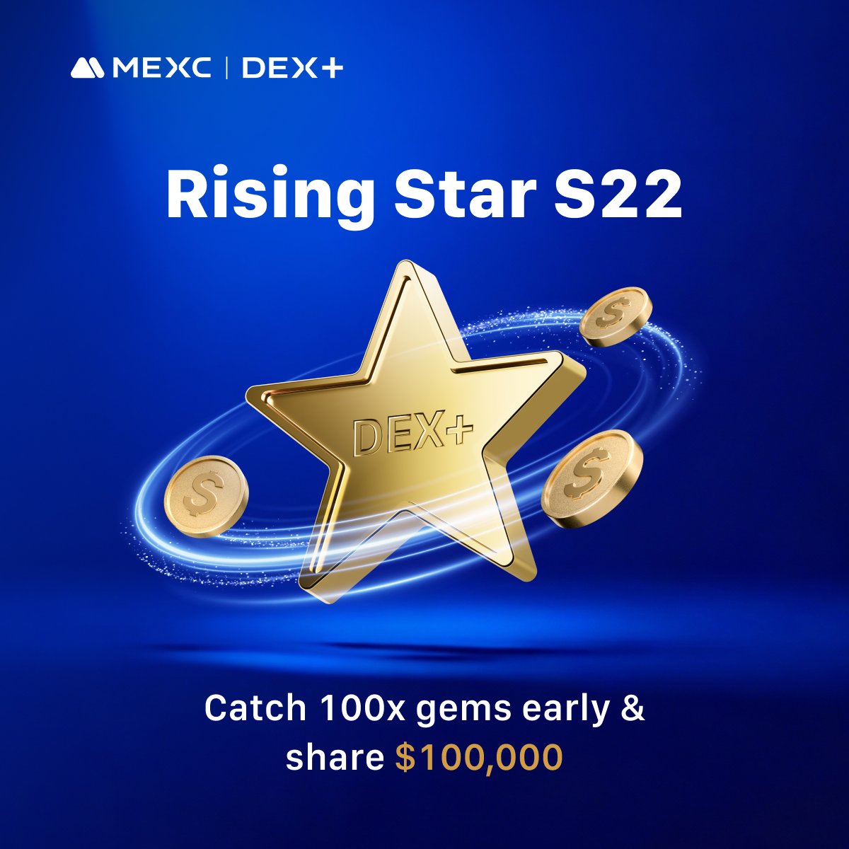 MEXC_DEX's tweet photo. #MEXC DEX+ Rising Star Season 22 is LIVE! 🚀

Join now for your chance to share a massive 100,000 $USDT prize pool! 

🗓️ Event Period: Nov 7, 10:00 (UTC) – Nov 13, 10:00 (UTC)

👇Discover promising projects early and get ahead of the market:
https://t.co/9AW13030L2 https://t.co/MnIb1G6Vei