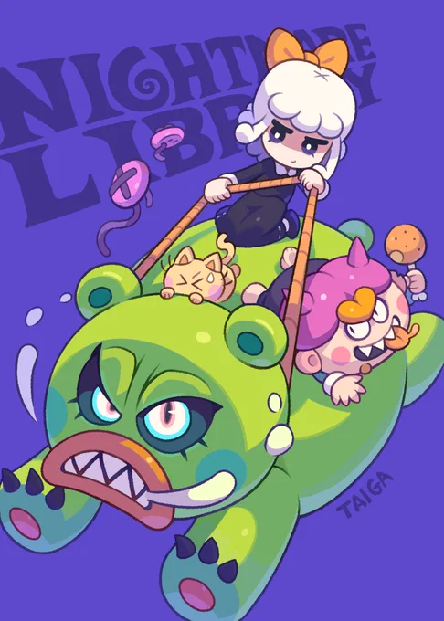 自著児童書の『ナイトメア・ライブラリー』、ありがたいことに翻訳版のお話をたくさん頂いております。(既に韓国版が販売中です) 絵と文章のレイアウトにこだわった本なので、翻訳のお手間もかかりそうですが…。それでもお子さんに届けたいと思っていただけて、本当に嬉しい限りです…!!