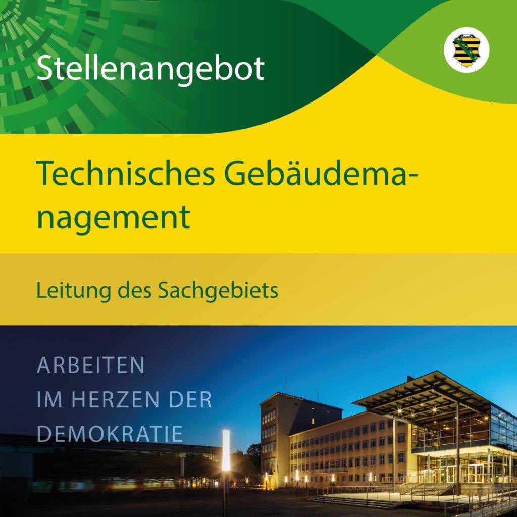 Damit die Arbeit des Sächsischen Landtags reibungslos funktioniert, sind das Gebäudemanagement und die technische Betreuung von Sitzungen &amp; Veranstaltungen im Parlament unerlässlich. Wir suchen eine Sachgebietsleitung für das technische Gebäudemanagement:  landtag.sachsen.de/de/service/arb…