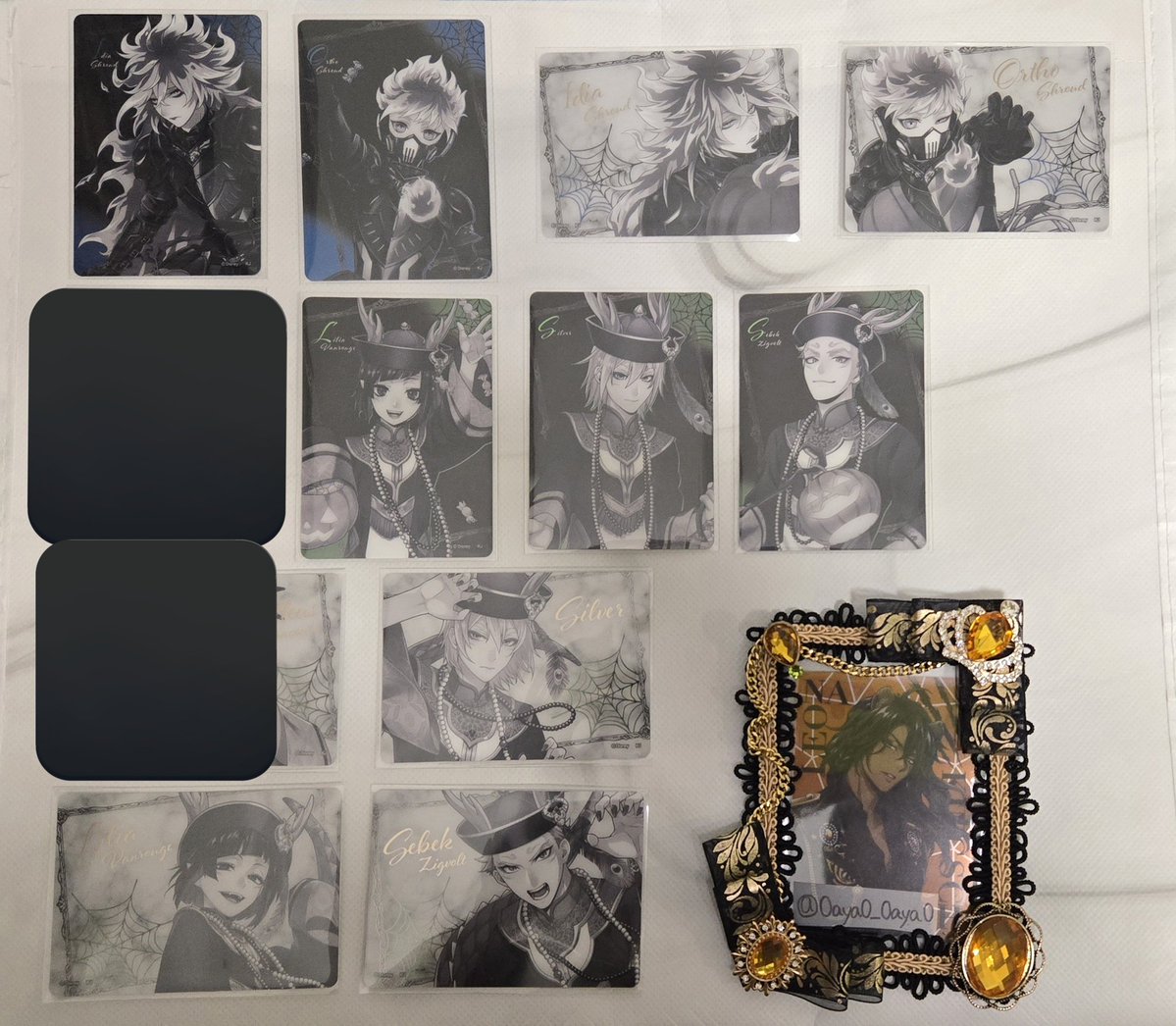 0aya0_0aya0's tweet image. ツイ ステ 交換 ツイステ Picharm トレーディングクリアカード ピクチャーム ツイステッドワンダーランド クリアカード

譲→写真1/2/3/4

求→同種 レオナ

郵送希望

☆キャラごと纏めて交換優先

よろしくお願いいたします。