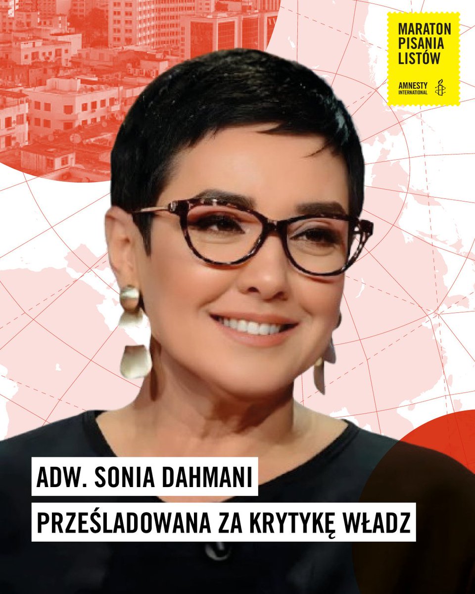 “O jakim niezwykłym kraju mówimy? O takim, z którego połowa młodych ludzi chce wyjechać?”. „Wsadzanie ludzi do więzienia to nie osiągnięcie.”

Te słowa wystarczyły, by tunezyjska adwokatka Sonia Dahmani trafiła do więzienia. Sonia jako jedna z nielicznych miała odwagę krytykować