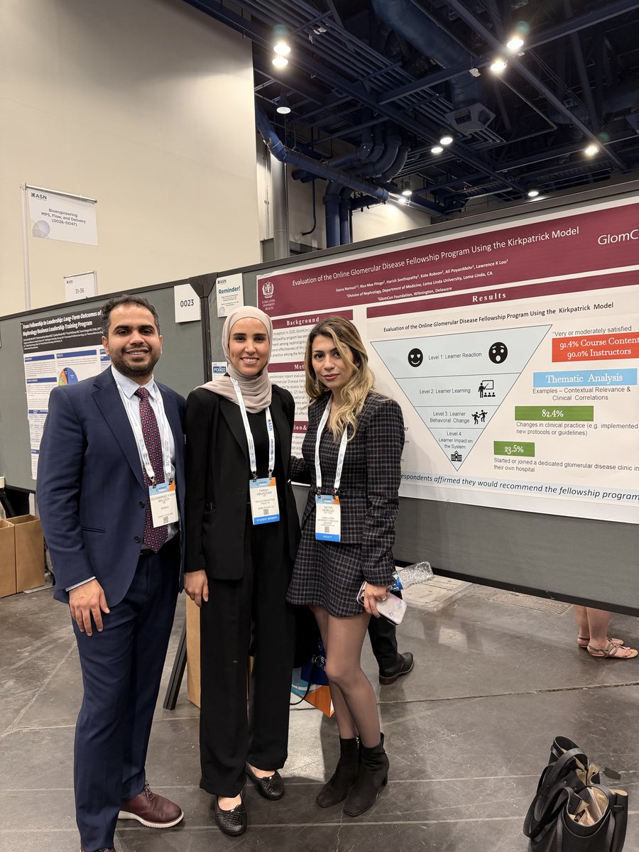 Poster neighbors! <a href="/SaynaNorouzi/">Sayna Norouzi, MD, FASN</a>