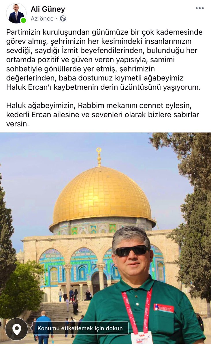 Haluk ağabeyimizin, Rabbim mekanını cennet eylesin, kederli Ercan ailesine ve sevenleri olarak bizlere sabırlar versin.