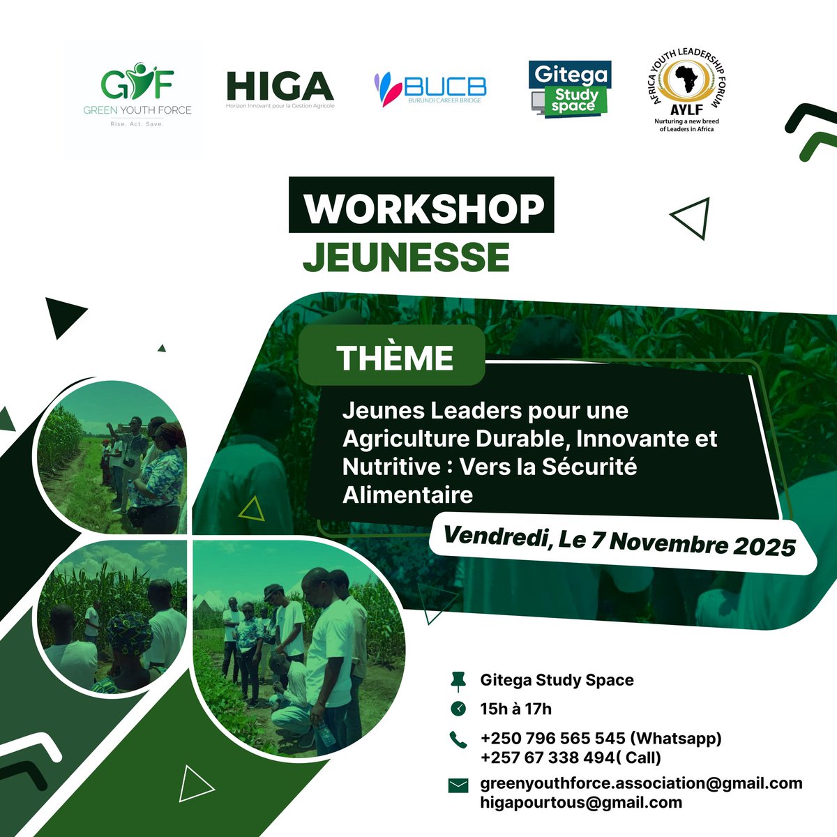 #greenskills En guidant les jeunes vers des carrières vertes et responsables, nous semons les compétences qui nourrissent l’avenir 🌱 BUCB est heureux de contribuer  dans l’orientation des jeunes vers une agriculture durable .
#greencareers #greenjobs