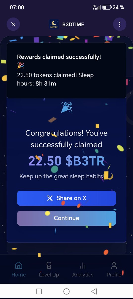 🚨Attention, attention 🚨

We have increased the base reward at <a href="/B3DTIME_VET/">B3DTIME</a> to 3 #B3TR and even to 6 #B3TR on weekends! 😍😍

♥️This is all thanks to you for voting so diligently for us♥️

If you're not yet on <a href="/B3DTIME_VET/">B3DTIME</a>, join our Dapp, earn your B3TR while you sleep💤💤, and