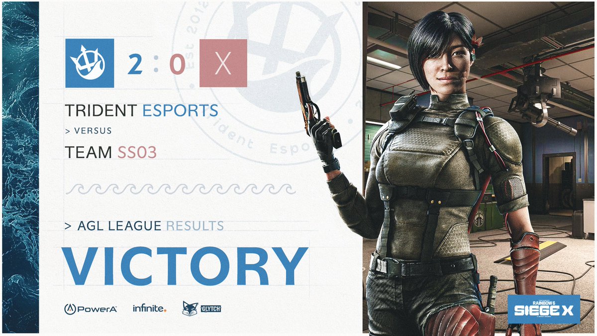#RESULTS 

#TridentR6 take out #SS03 2-0 in their <a href="/AGLR6X/">AGL</a> League match. 

The squad looked sharp across the board and continue to build momentum heading into next week. GGWP