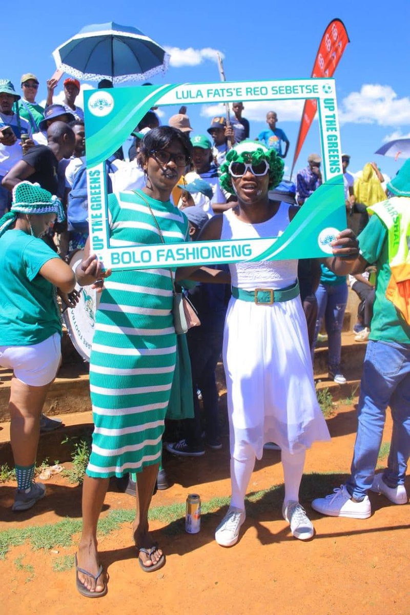 ClubLinare's tweet photo. Labohlano la Linare⚽️

Why call it casual Friday when it could just be #TseTalaFridays? This is how the dream team does it. Trading casual for Regal. 
Happy #TseTalaFridays from the squad💚🤍 https://t.co/CafhyqPD7T