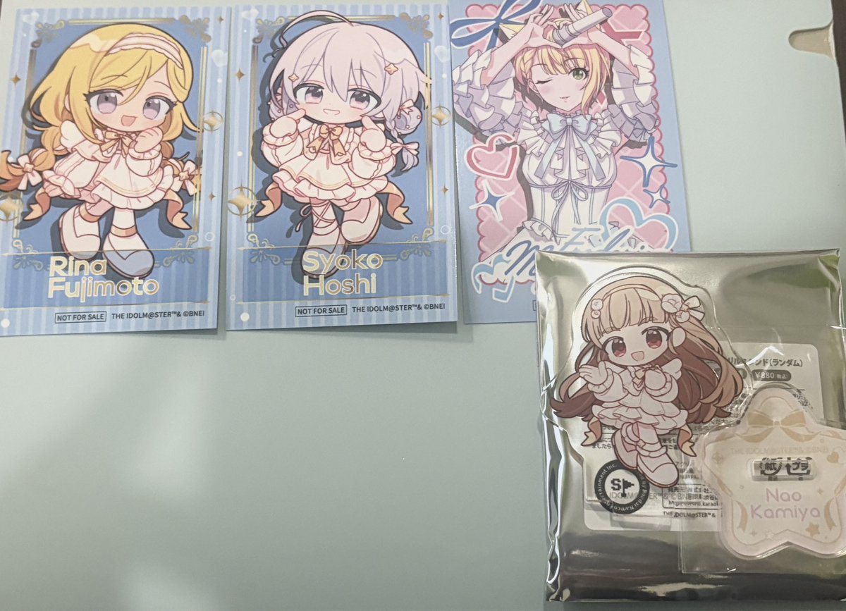 oopoooil's tweet photo. 交換 シンデレラガールズ デレマス デレステ まねきねこ コラボ フォトカード ミニアクスタ

譲・里奈 輝子 フレデリカ 奈緒

求・日菜子(卯月)

郵送or東京手渡しでのお取引希望です🙇‍♀️
基本同種求ですが異種でも🙆‍♀️
1つからのお取引も大歓迎ですので、気軽にお声がけ下さい！ https://t.co/5QGCE0iiTm