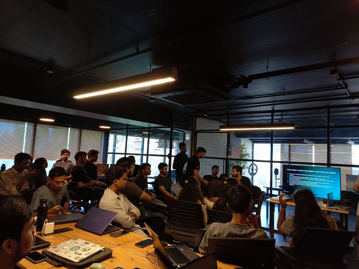 smit_patil06's tweet photo. 🧠 Just wrapped up an incredibly insightful Vara
Thanks @AdnanDalal96069
and @0xZeeast Web3 Workshop! Learned so much about building on the network, from the Actor Model to autonomous programs. Excited to put this knowledge into action. Thanks, @VaraNetwork!
#VaraNetwork #Web3 https://t.co/0LVKwXlUlF
