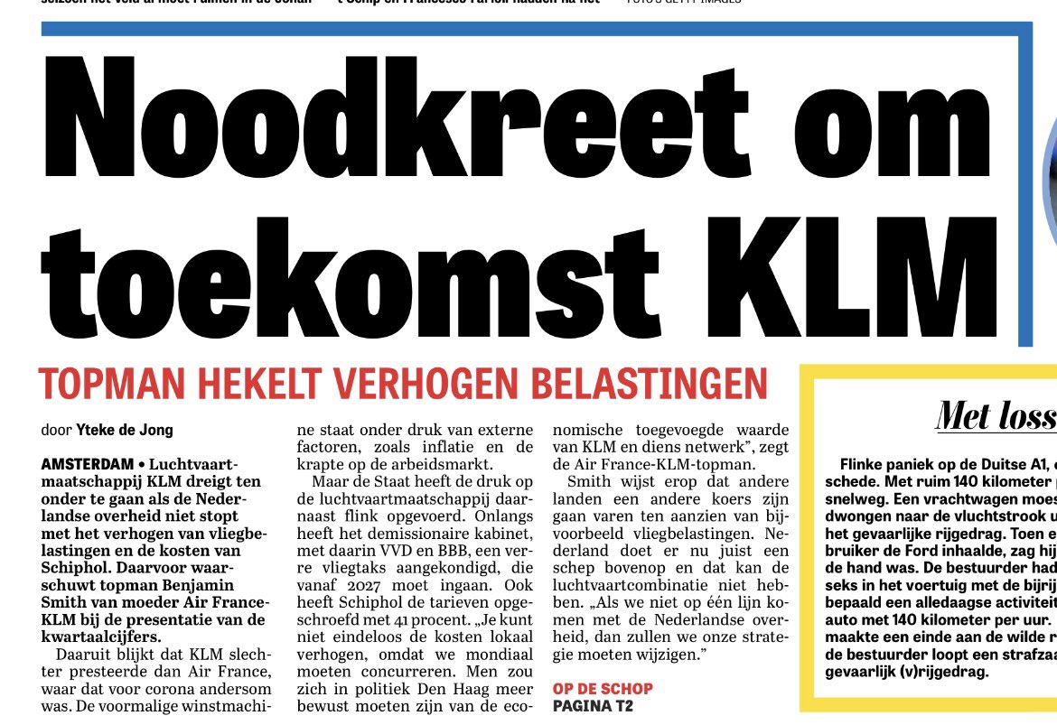 Tja. Ik postte r gister over. Je kunt niet straffeloos je lonen blijven verhogen als de inkomsten niet navenant toenemen. x.com/renelukassen/s…