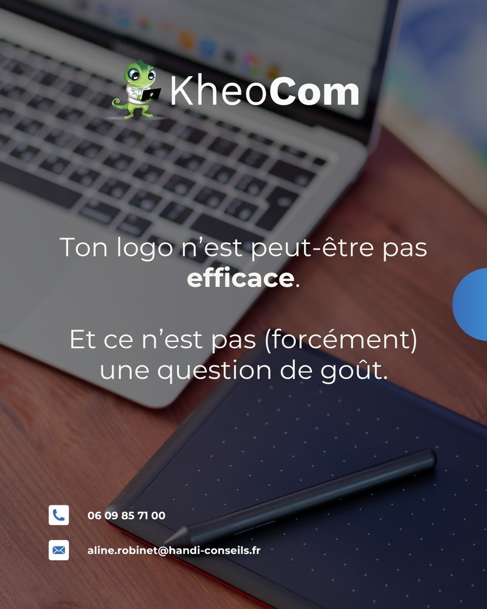 HandiConseils's tweet photo. Un logo, ce n’est pas juste une belle image.
C’est la première impression que votre entreprise laisse à vos clients.

On s’occupe de votre logo !
👉 06 09 85 71 00
✉️ aline.robinet@handi-conseils.fr
🌐 https://t.co/KJX4XEaLDx https://t.co/3ie8n2bpp2