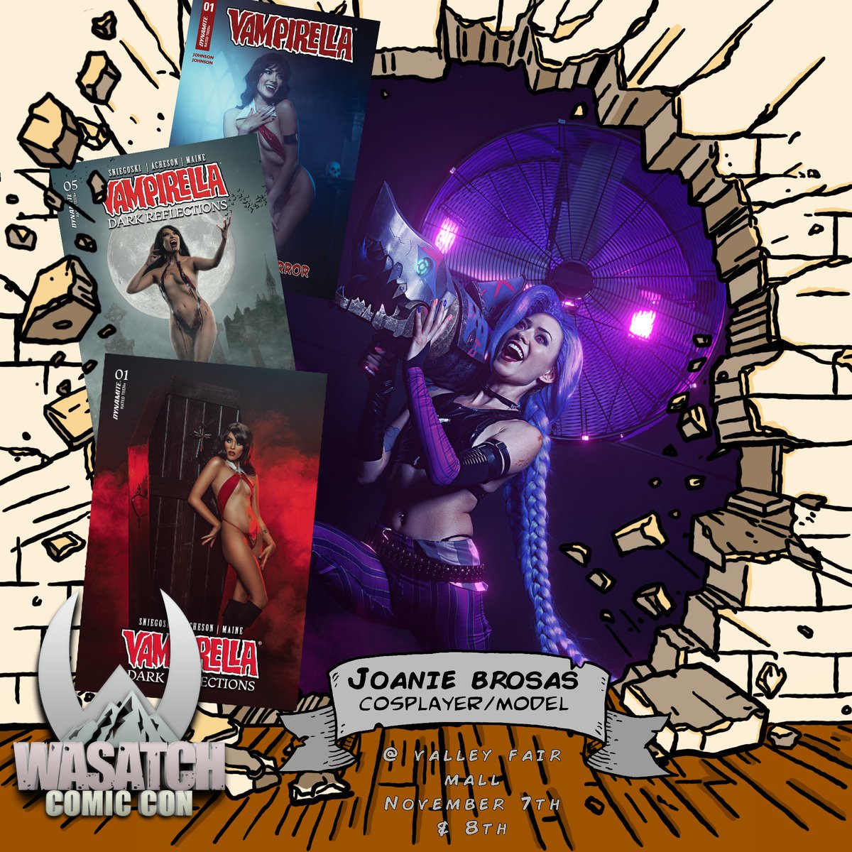 JoanieBrosas's tweet photo. See you tomorrow for this FREE event at #WasatchComiccon https://t.co/nLiITvQJcf