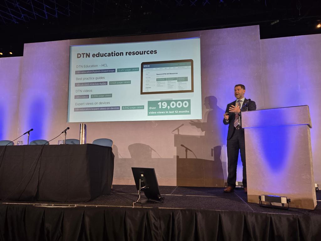 WilmotEmma's tweet photo. @DTN_UK opening speech from chair, Dr Alistair Lumb. Membership approaching 3K, educational resources 19K views a year! @drpratikc @DrAliLumb @@sugarydoc @geraldinegallen https://t.co/MInM0WlZFw