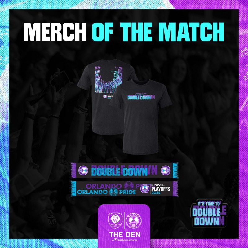 ORLPride's tweet photo. We do it for the 407 💜

Check out our limited-edition Double Down merch ahead of our playoff push ⤵