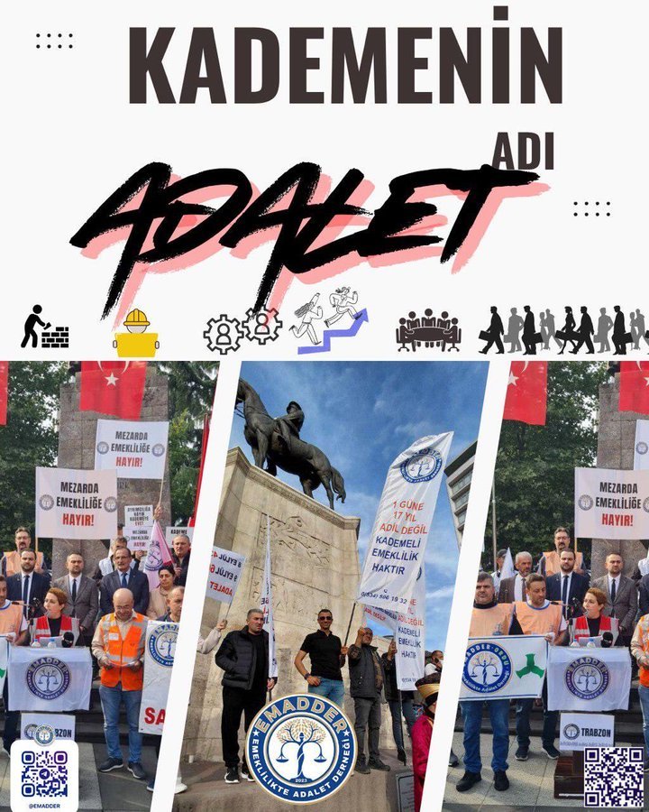 ✳️ KADEMELİ EMEKLİLİK ✳️
ADALET ve EŞİTLİĞİN beklenen müjdesidir! 
[019 | pqo]

<a href="/RTErdogan/">Recep Tayyip Erdoğan</a> <a href="/_cevdetyilmaz/">Cevdet Yılmaz</a> <a href="/Akparti/">AK Parti</a> <a href="/eczozgurozel/">Özgür Özel</a> <a href="/herkesicinCHP/">CHP 🇹🇷</a> <a href="/erbakanfatih/">Dr. Fatih Erbakan</a> <a href="/rprefahpartisi/">Yeniden Refah Partisi</a> <a href="/MDervisogluTR/">Müsavat Dervişoğlu</a> <a href="/iyiparti/">İYİ Parti</a> <a href="/umitozdag/">Ümit Özdağ</a> <a href="/zaferpartisi/">Zafer Partisi</a> <a href="/Mustafa_Destici/">Mustafa Destici</a> <a href="/bbpgenelmerkez/">BÜYÜK BİRLİK PARTİSİ</a>

#KademeninAdıAdalet