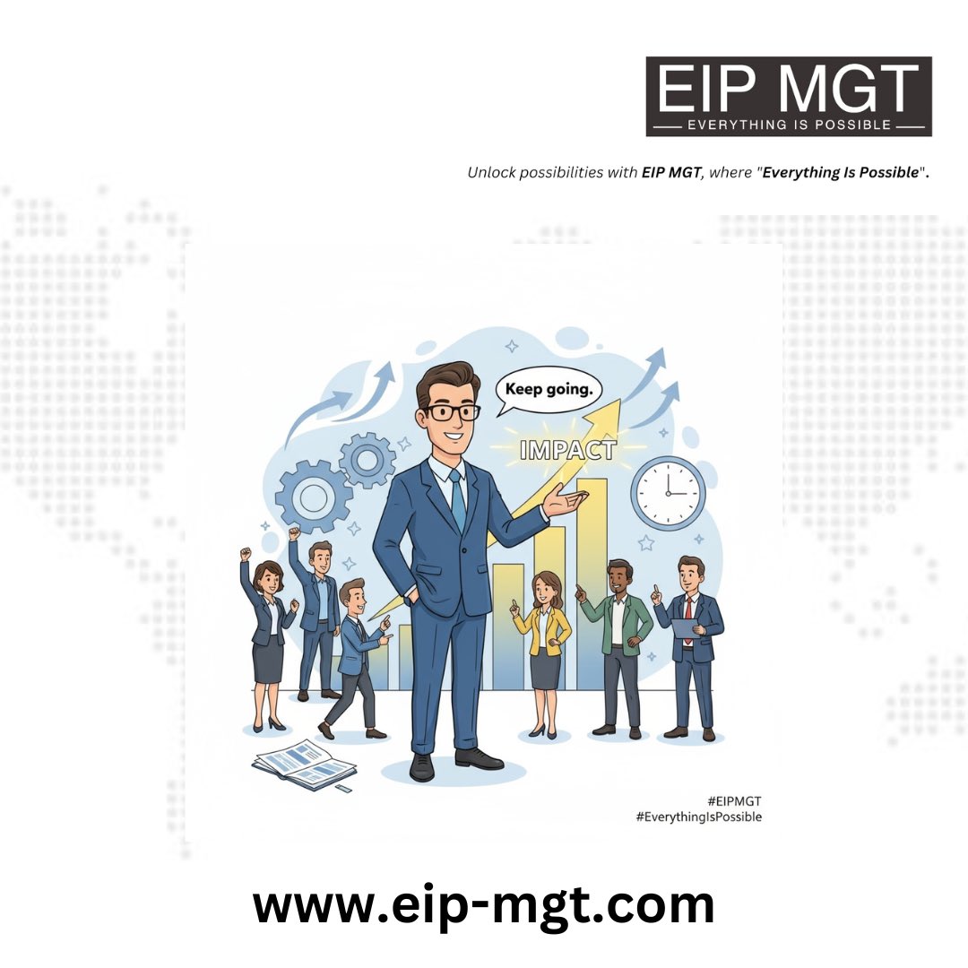 eipmgt's tweet image. The best consultants leave a legacy of change, not just slides. We challenge, deliver, and empower teams for results that last.
#EIPMGT #EverythingIsPossible