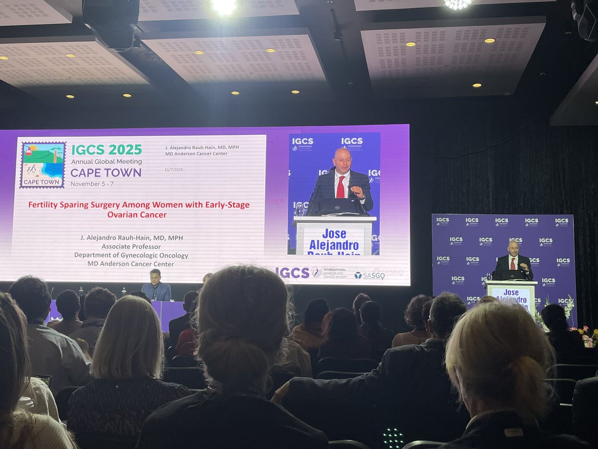 sherfani's tweet image. 👏 Excellent overview by Dr. Rauh-Hain at #IGCS2025 on fertility-sparing surgery in early-stage ovarian cancer.
A great reminder: preserving fertility must go hand-in-hand with comprehensive staging to ensure oncologic safety.
#GynOnc #OvarianCancer @IGCSociety @IJGConline