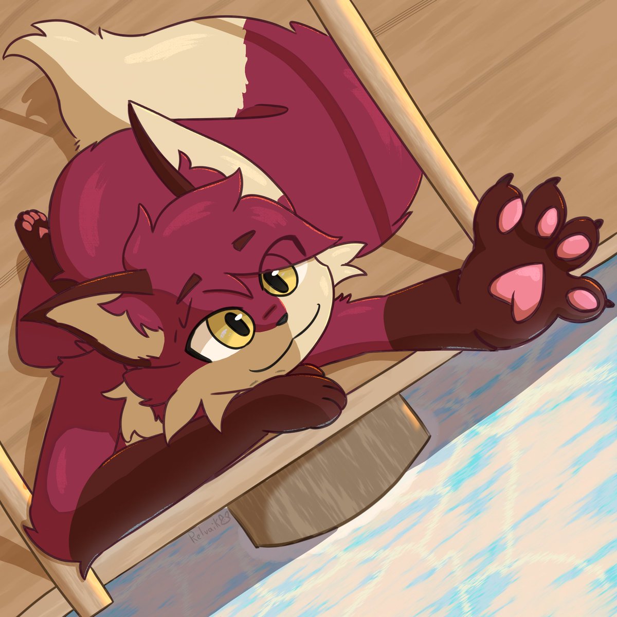 Relvaik's tweet image. Here's an older one i still like

#furry #furryart