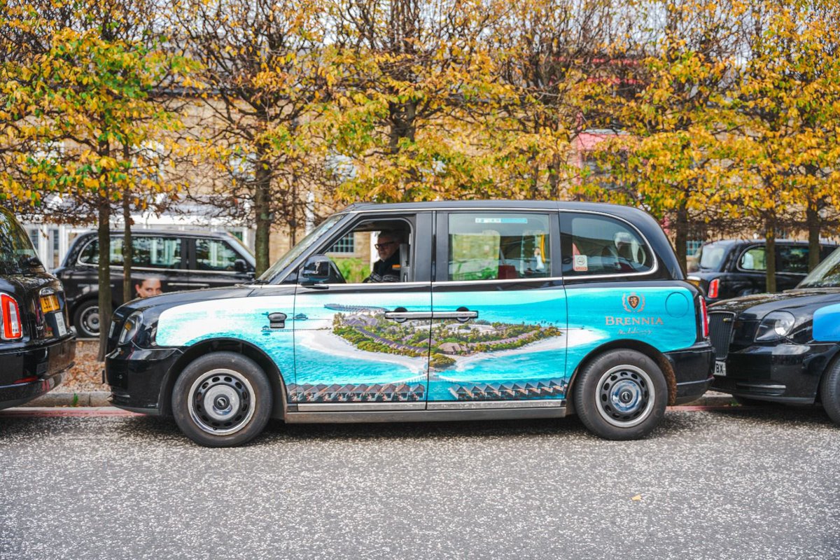 MoTmv's tweet photo. Minister @ThoriqIbrahim attended the official launch of @visitmaldivesco’s two-month visibility campaign at #WTMLondon2025. The campaign features 100 London taxis wrapped in the Maldives’ imagery, aimed at enhancing destination visibility and engaging high-value travellers, tourism professionals, and media representatives.