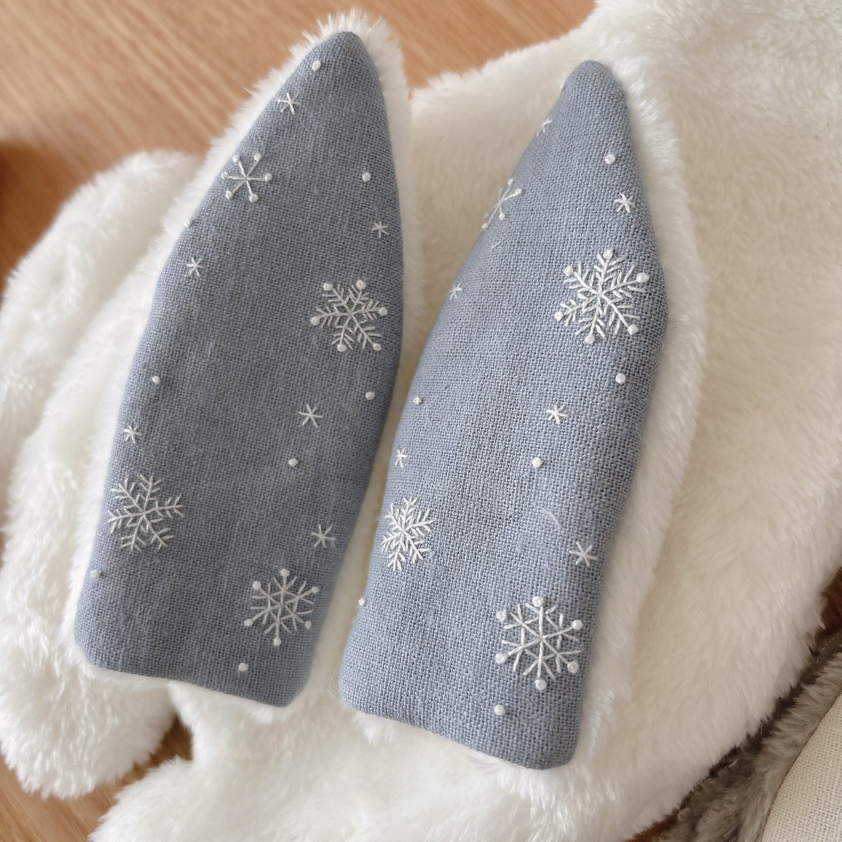 雪の結晶×フワフワ