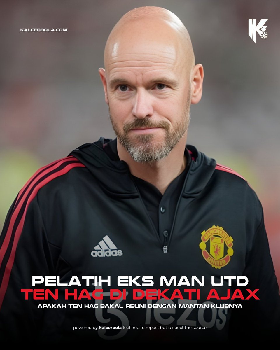 kalcerbola's tweet image. 🚨𝗞𝗔𝗟𝗖𝗘𝗥𝗕𝗢𝗟𝗔 𝗨𝗣𝗗𝗔𝗧𝗘
KEMBALI KE RUMAH?
Ajax dilaporkan sudah dekati Erik ten Hag untuk kembali jadi pelatih utama

Reuni besar bisa segera terjadi di Amsterdam! 🇳🇱

#kalcerbola #ajaxdevelopers #Amsterdam #erictenhag