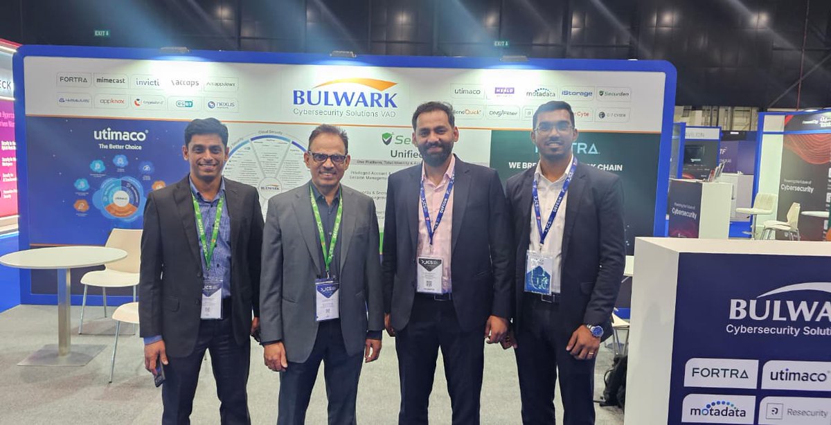 MotadataSystems's tweet image. Powering the future of cybersecurity! 

Grateful to be part of this inspiring event in Bahrain with Bulwark Technologies LLC and Paramount Alumni. 

Together, we’re driving innovation and shaping a safer digital tomorrow. 

#cybersecurityinnovation #techcollaboration
