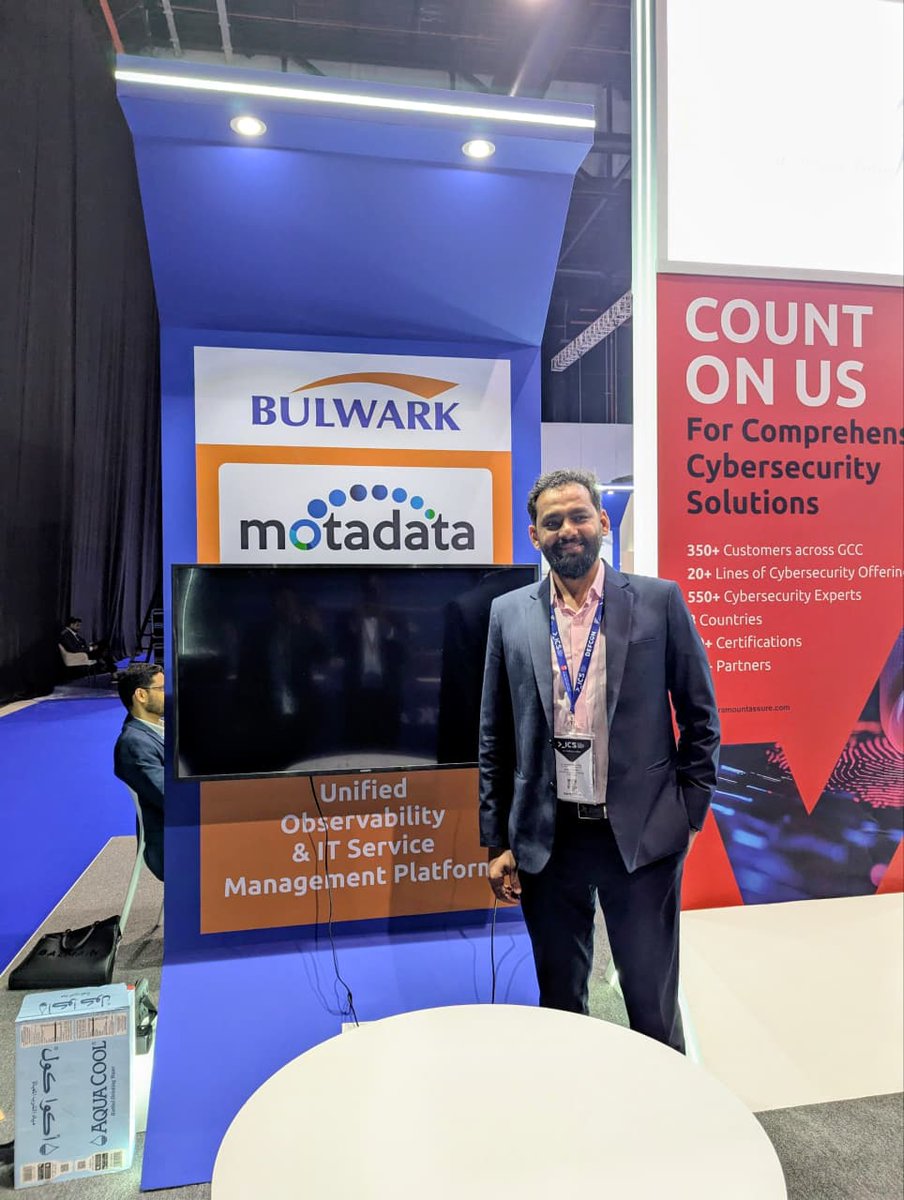 MotadataSystems's tweet image. Powering the future of cybersecurity! 

Grateful to be part of this inspiring event in Bahrain with Bulwark Technologies LLC and Paramount Alumni. 

Together, we’re driving innovation and shaping a safer digital tomorrow. 

#cybersecurityinnovation #techcollaboration