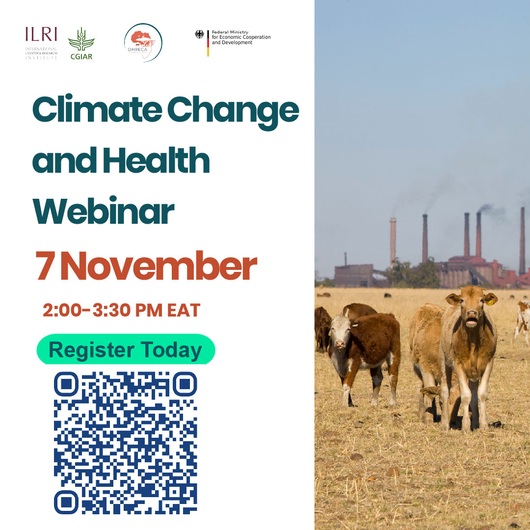 How is climate variability reshaping disease patterns, ecosystems, and health systems? 

Join us TODAY at 2:00–3:30 PM EAT for a webinar unpacking the health impacts of climate change—from zoonotic and vector-borne diseases to biodiversity loss and policy preparedness.