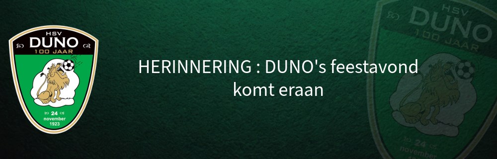 DUNO’s feestavond komt eraan – en je kunt nog steeds tickets kopen dlvr.it/TP78wB