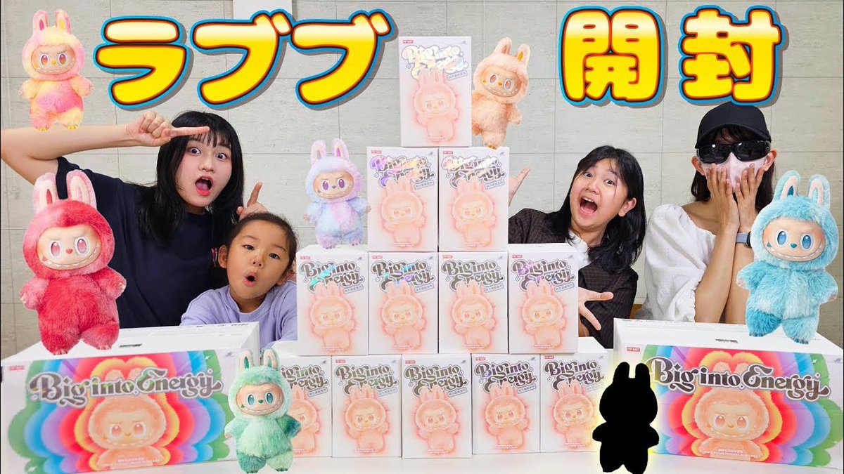 🌻動画公開🌻 大人気！！ラブブ箱買いして開けてみた！！himawari-CH