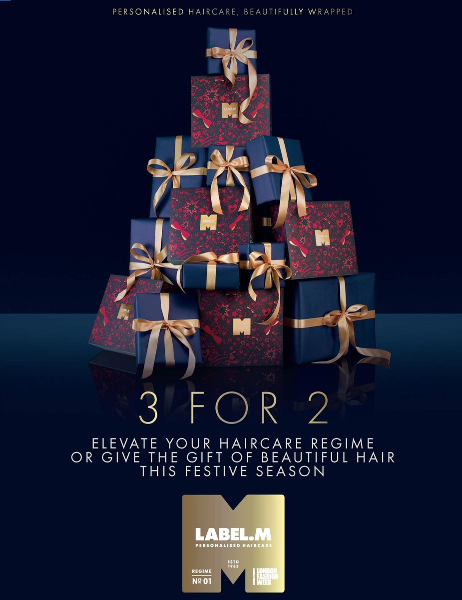 ToniandGuyJsy's tweet image. Back due to popular demand!

When clients purchase any two LABEL.M products, they’ll receive a third product FREE.
The lowest-priced product will be complimentary.
Mix and match across the full LABEL.M range from 15th Oct-31st Dec 25.
#toniandguyjersey
#labelm